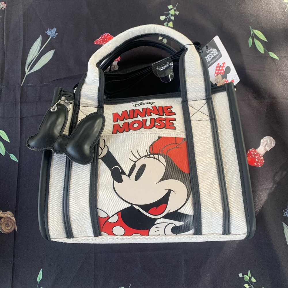 Minnie Mouse Black and White Tote Bag